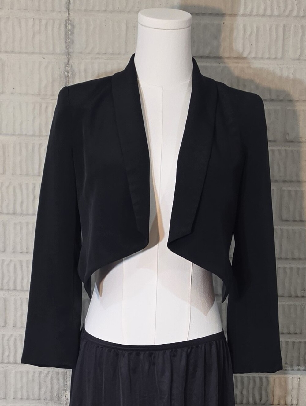Pretty Little Liars Spencer Hastings Aeropostale Collab Black Cropped Blazer XS